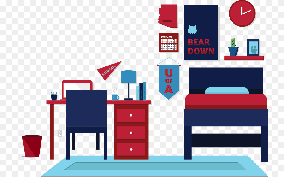 Amenities Housing Residential Life, Desk, Table, Furniture, Cabinet Free Png