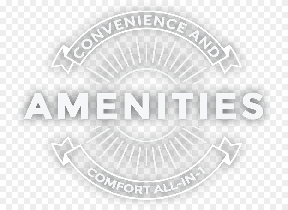 Amenities Icon Emblem, Logo, Architecture, Building, Factory Free Transparent Png