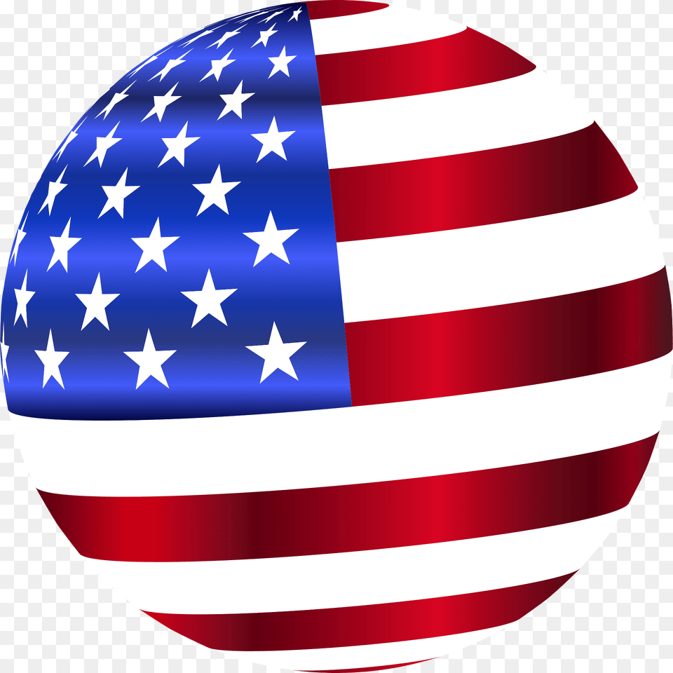 America Clipart, American Flag, Flag, Sphere Free Png