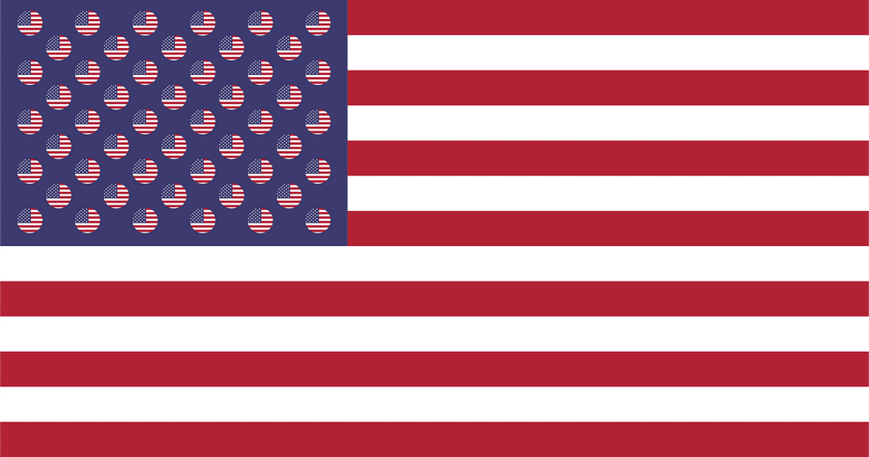 America Clipart, American Flag, Flag Png Image