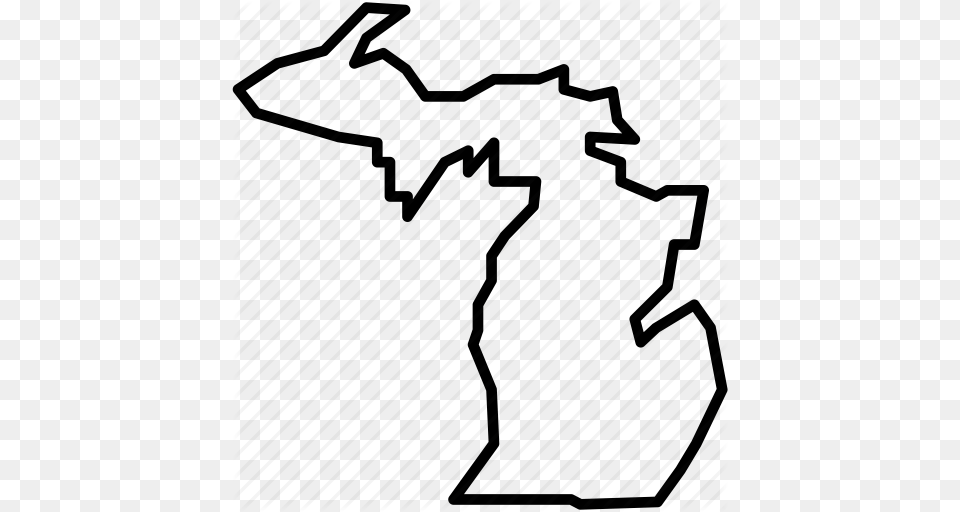 America Detroit Federal Map Michigan Republic State Icon, Animal, Elephant, Mammal, Wildlife Png Image
