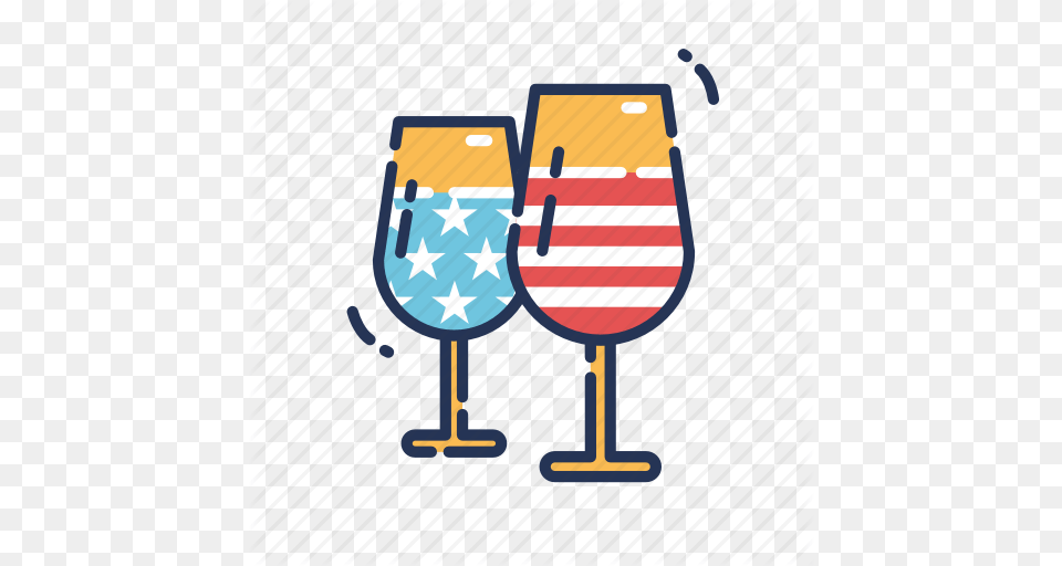 America Drink Fourth Of July Glasses Independence Day July, Glass Free Png
