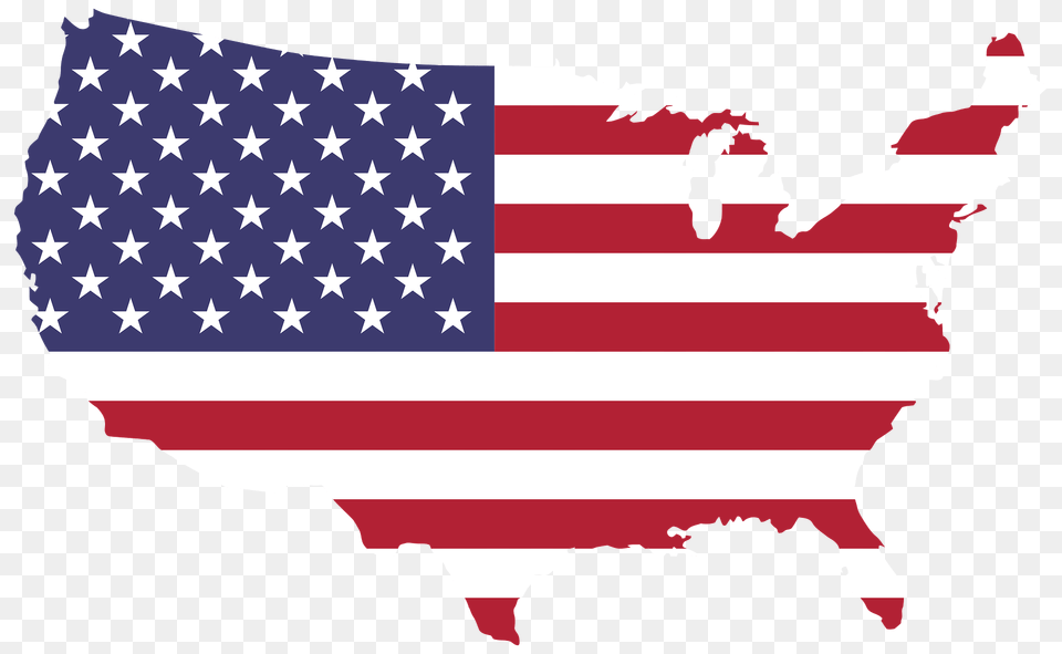 America Flag Map Clipart, American Flag, Person Png