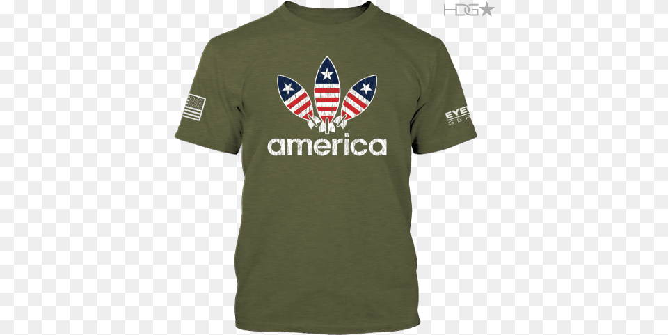 America Missles Shirt Od Green Front Michael Kors Blue T Shirt, Clothing, T-shirt Png