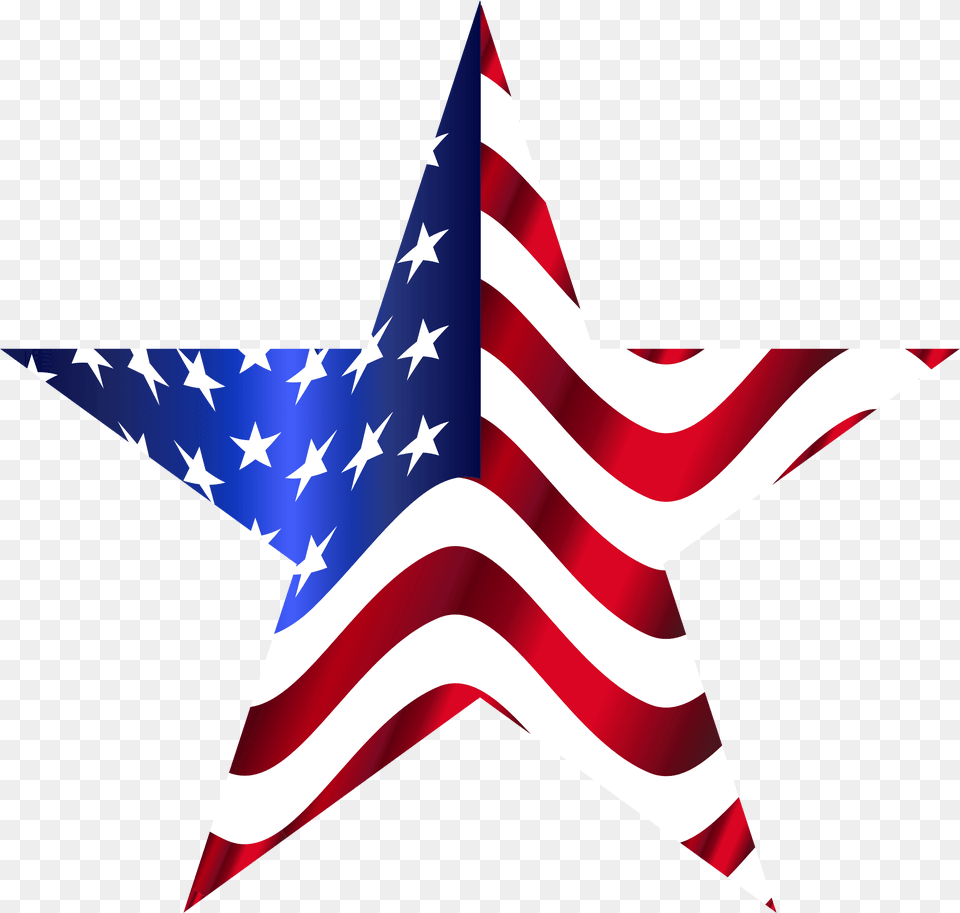 America Usa United States Flag Symbol Star American Flag Star Transparent Background, American Flag, Star Symbol Png