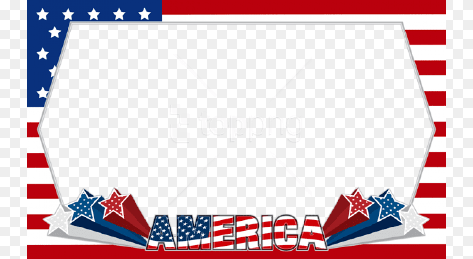 America Usaframe Usa Photo Frame, American Flag, Flag Free Transparent Png