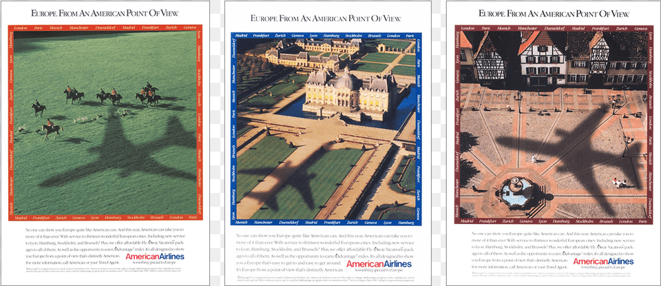 American Airlines Magazine And Television Campaign American Airlines Ad, Advertisement, Poster, Page, Text Png