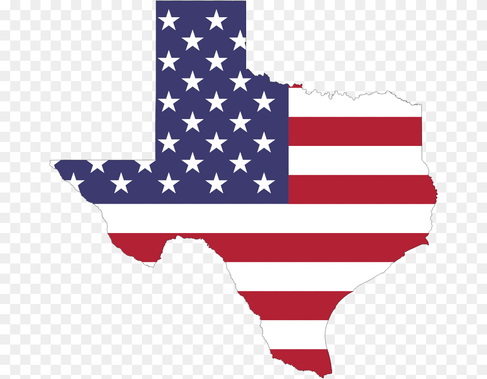 American And Texas Flag Clip Art, American Flag Png