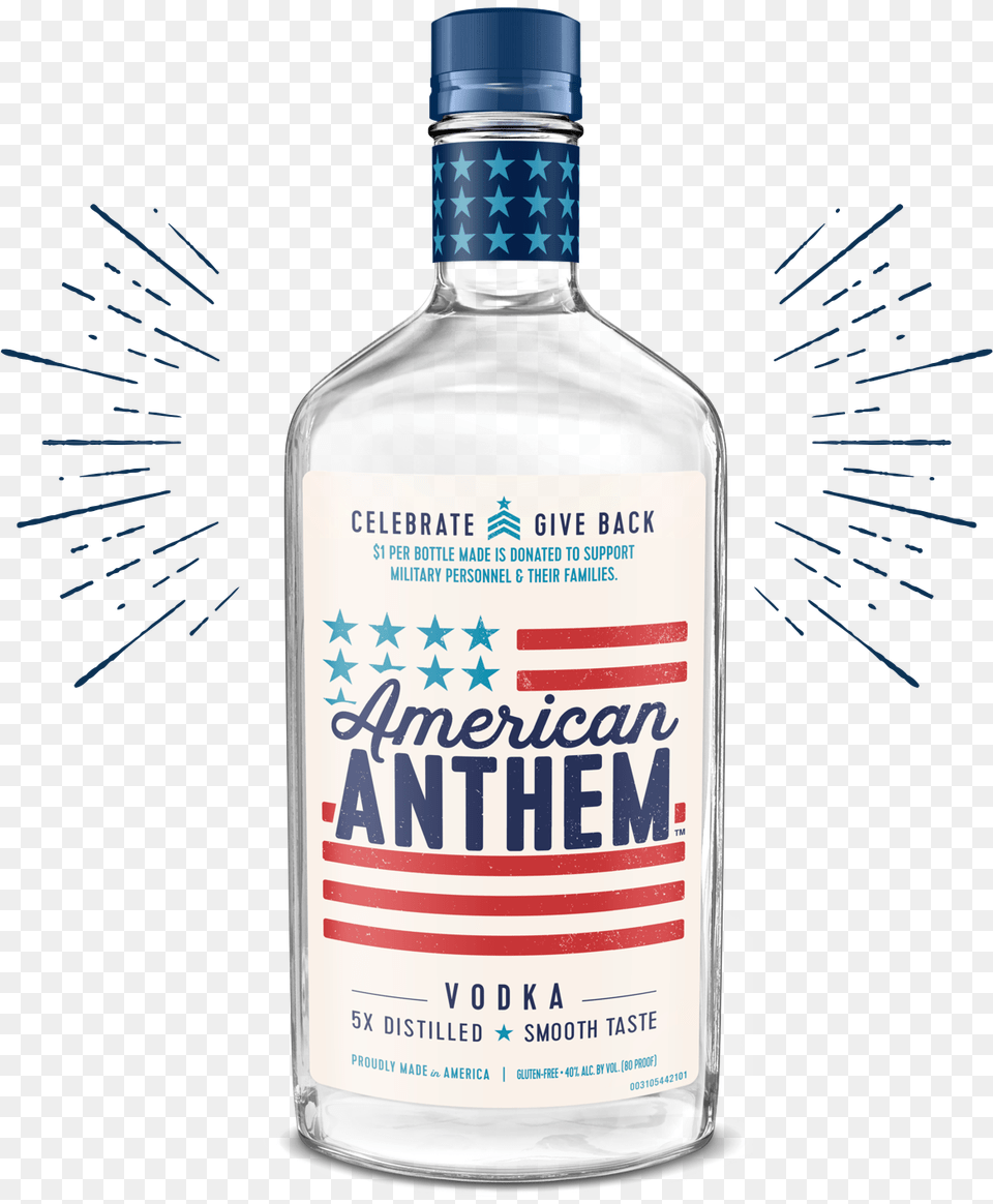 American Anthem Vodka, Alcohol, Beverage, Gin, Liquor Free Png