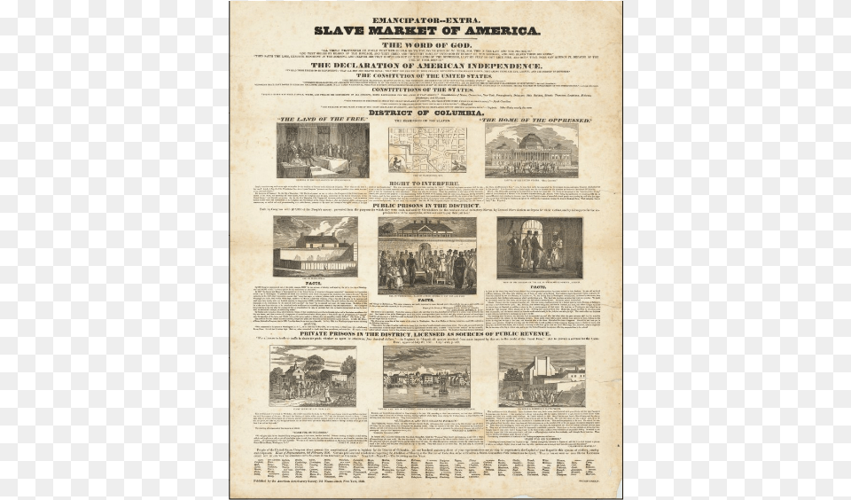 American Anti Slavery Society Pdf, Page, Text, Newspaper, Art Free Png