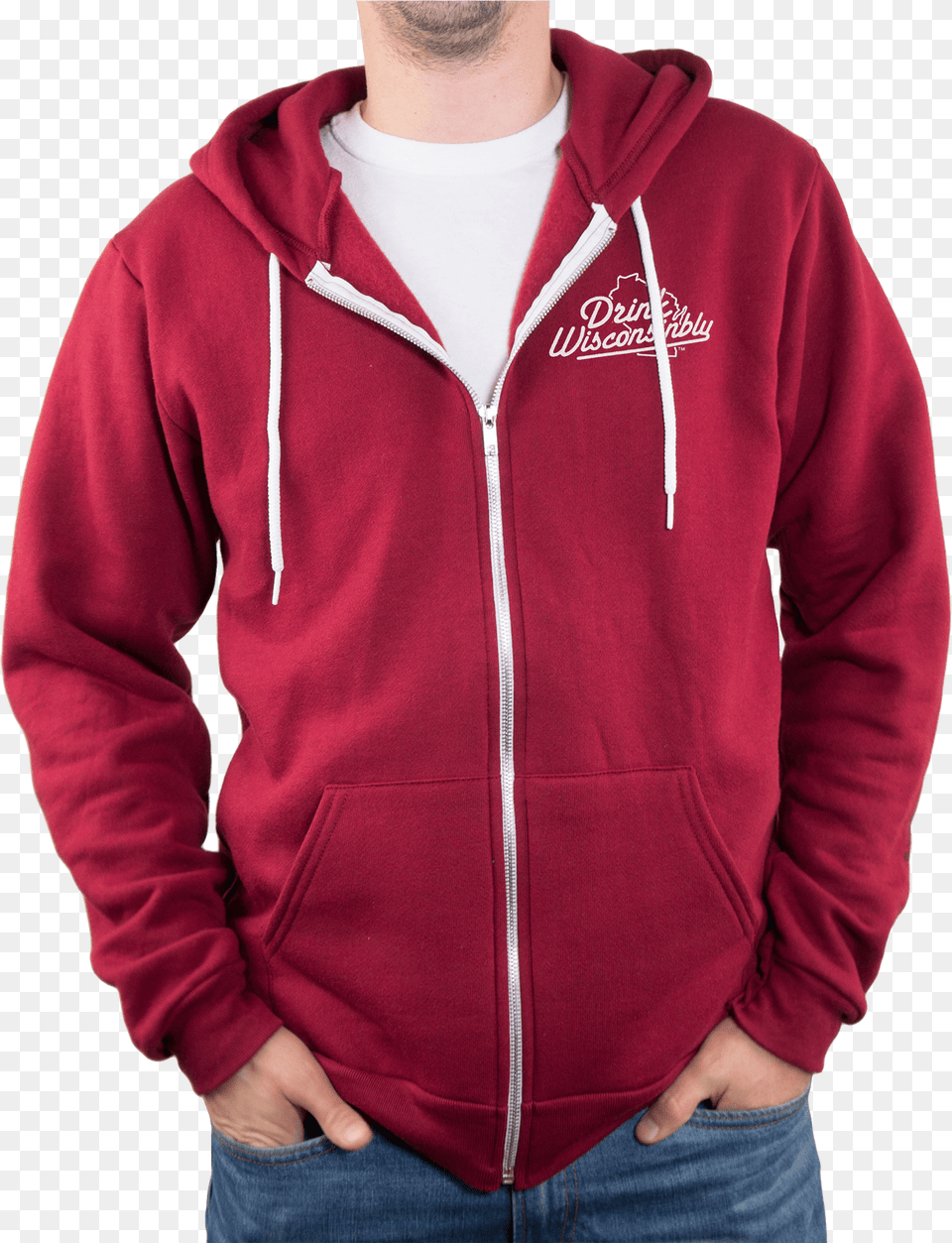 American Apparel Cranberry Zip Up Hoodie Regatta Dover Jacket Mit Fleece Bis, Clothing, Hood, Knitwear, Sweater Free Transparent Png