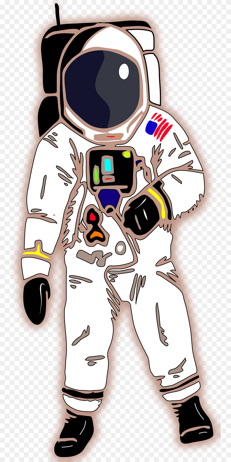 American Astronaut Clipart, Person, People, Face, Head Free Png