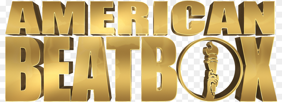 American Beatbox 3d, Gold, Text Free Png Download