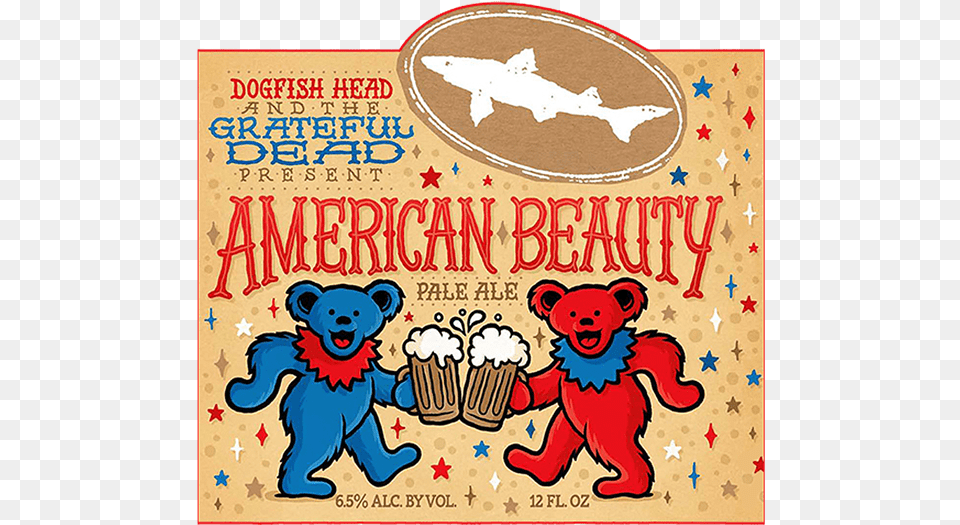 American Beauty Dogfish Head Beer, Advertisement, Animal, Bear, Mammal Free Png