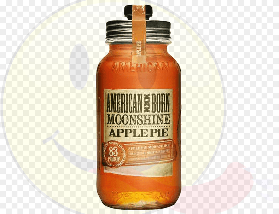 American Born Apple Pie Moonshine, Jar, Food, Ketchup Free Png