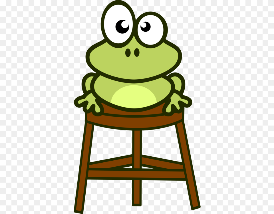 American Bullfrog Edible Frog Cartoon Drawing, Amphibian, Animal, Wildlife, Furniture Free Png Download