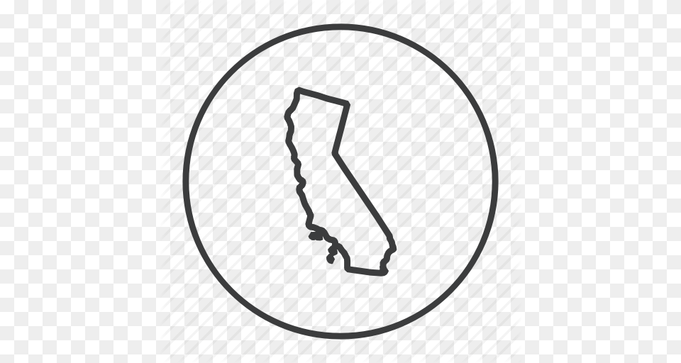 American California Location Map Navigation State United, Text Free Transparent Png