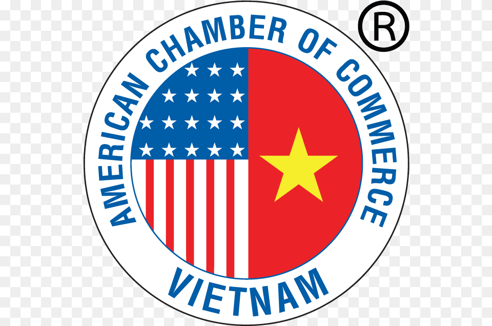 American Chamber Of Commerce Vietnam News Amcham American Chamber Of Commerce Logo, Symbol, Star Symbol Png Image