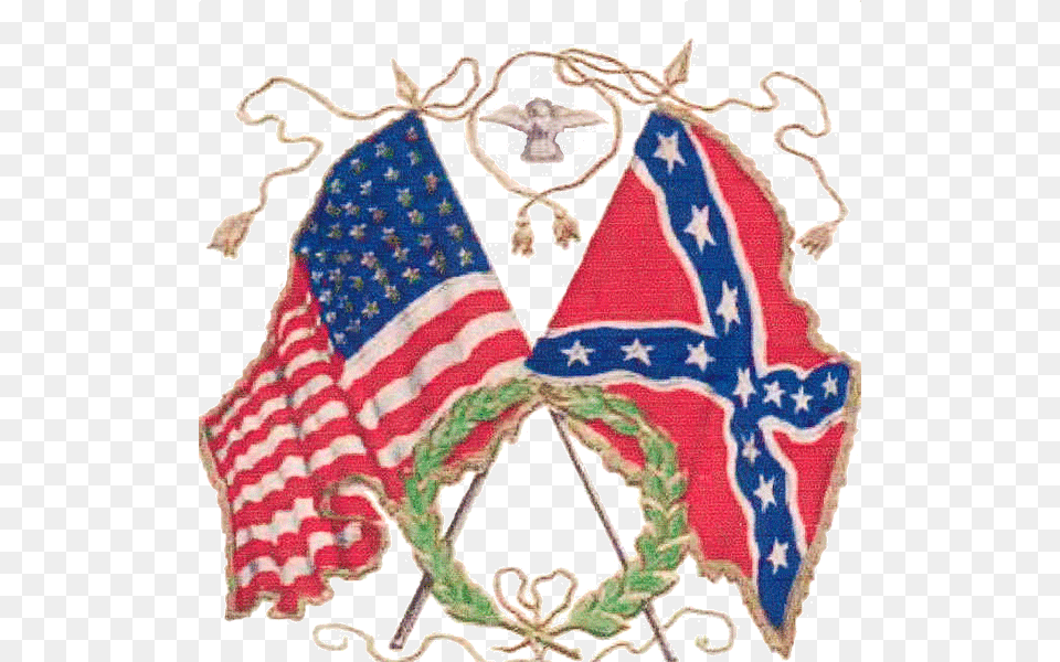 American Civil War Flags, Pattern, Embroidery Free Transparent Png