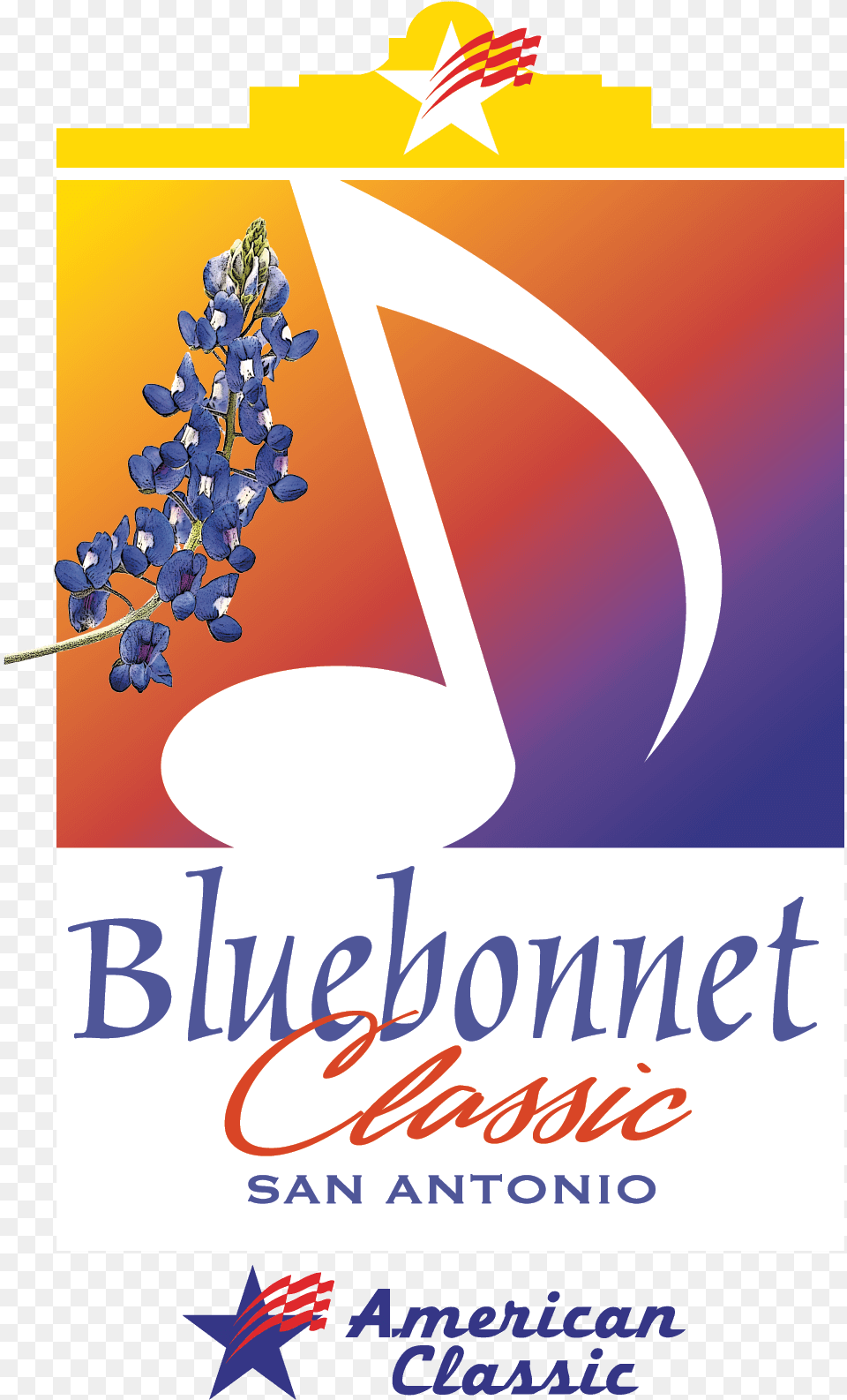 American Classics Bluebonnet1 Graphic Design, Advertisement, Poster, Flower, Plant Png Image