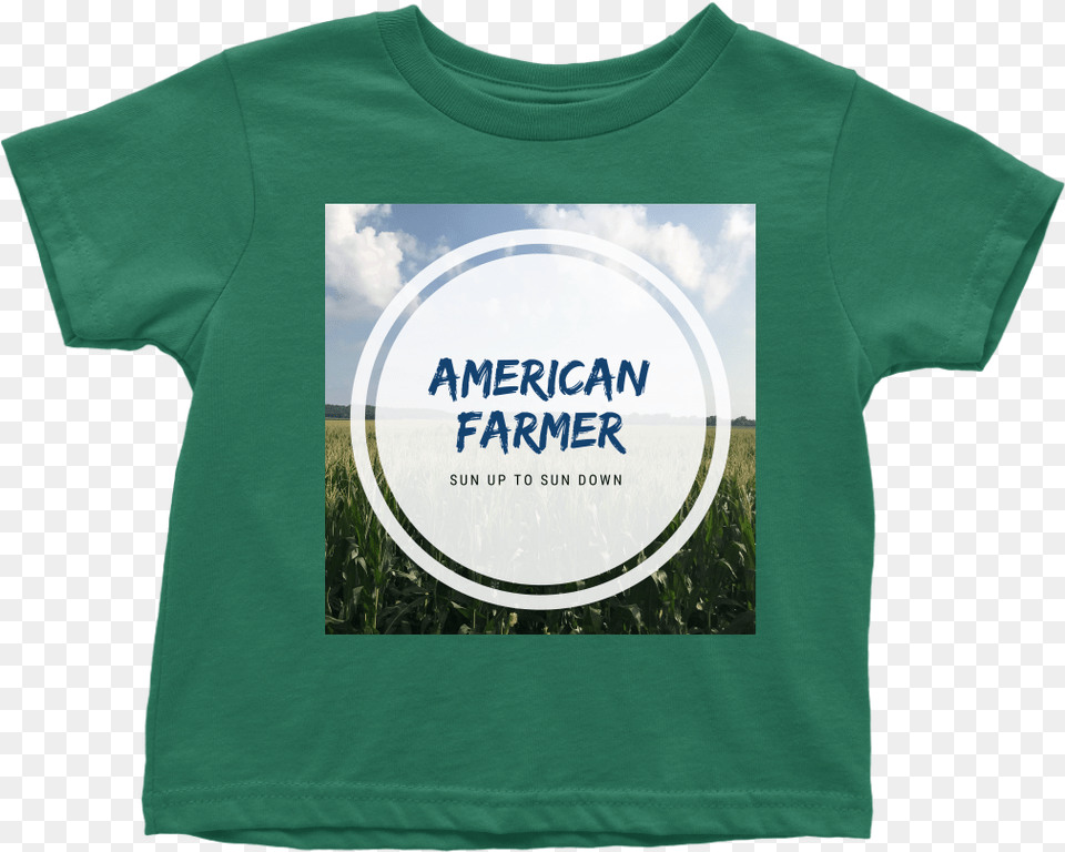 American Corn Field Toddler T Shirt Grass Green T Shirt, Clothing, T-shirt Free Transparent Png