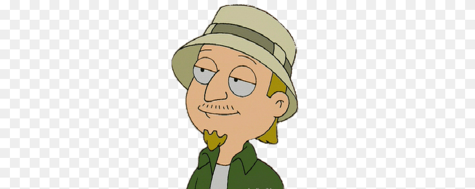 American Dad Character Jeff Fischer, Clothing, Hat, Sun Hat, Art Free Png