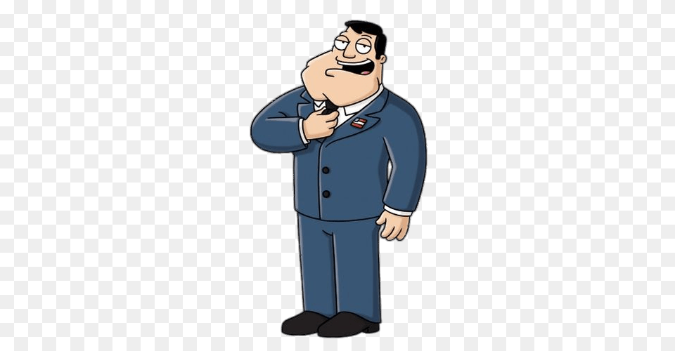 American Dad Character Stan Smith Holding Tie, Clothing, Coat, Formal Wear, Suit Free Transparent Png