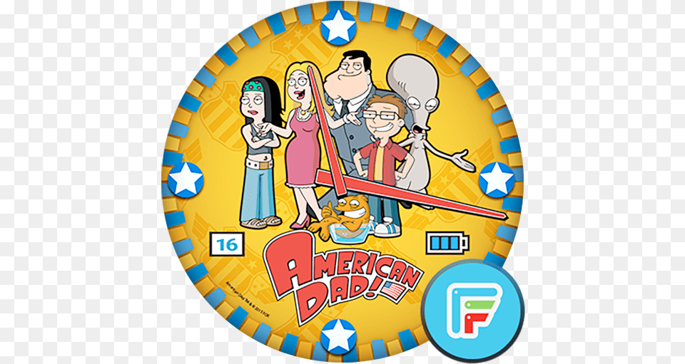 American Dad Watch Face 3 American Dad, Person, Adult, Man, Male Free Png Download