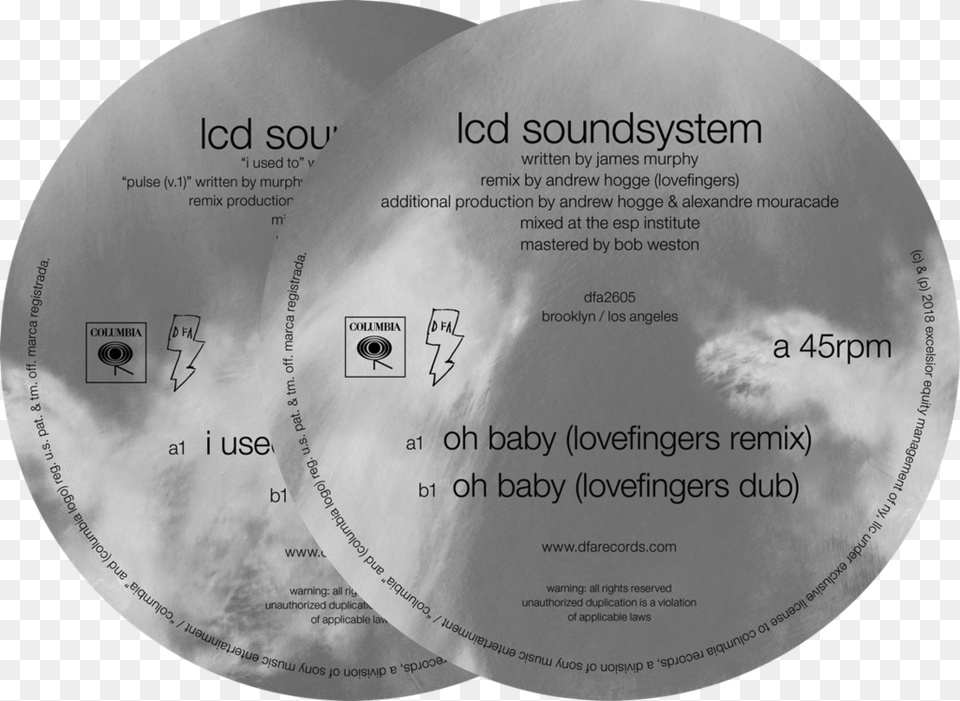 American Dream Remix Lcd Soundsystem Oh Baby Lovefingers Remix, Disk, Dvd, Text Png