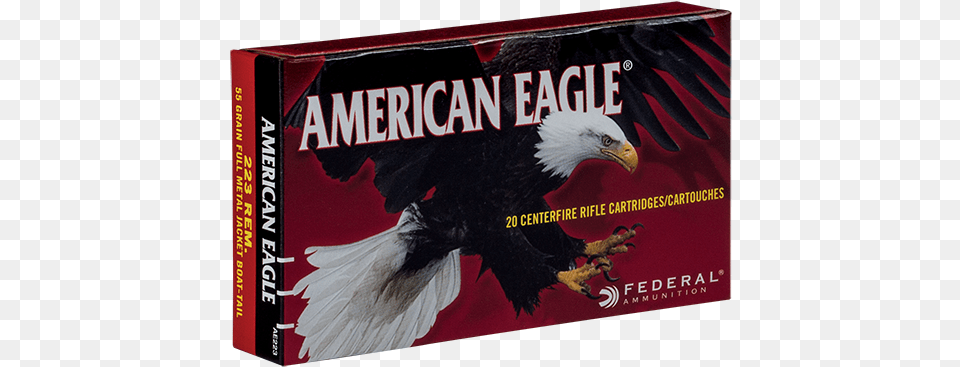 American Eagle 55gr Boat Tail Fmj, Animal, Beak, Bird, Book Free Png Download