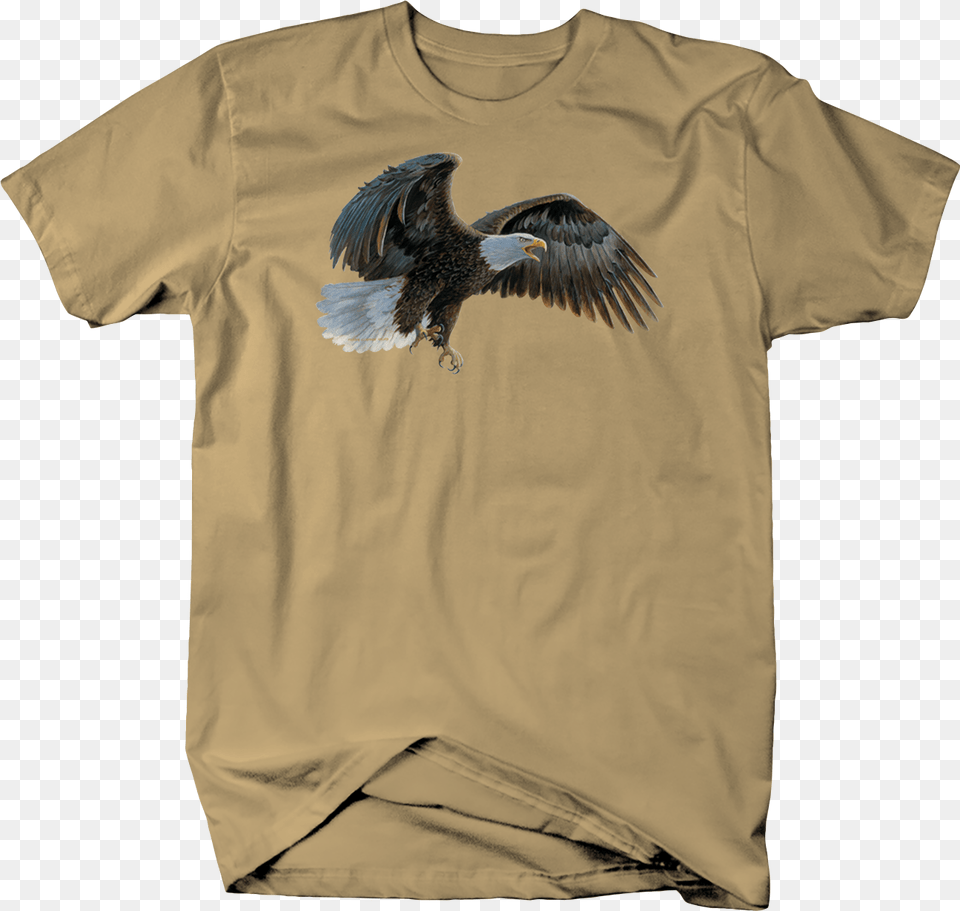 American Eagle Flying Patriotic Freedom Custom Tshirt Shirt, Clothing, T-shirt, Animal, Bird Free Png