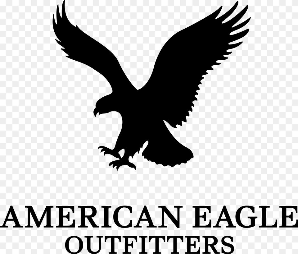 American Eagle Outfitters Logo Black And White American Eagle Logo, Gray Free Png