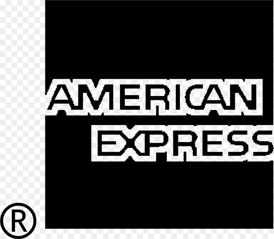American Express Logo Transparent American Express Logo Black, Gray Free Png Download