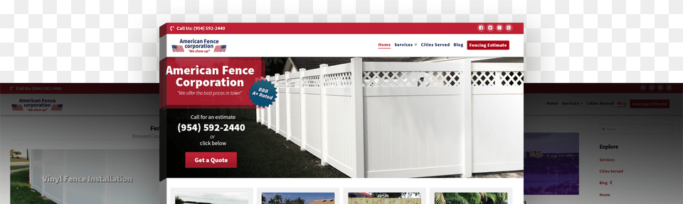 American Fence Corporation Banner Picket Fence Png