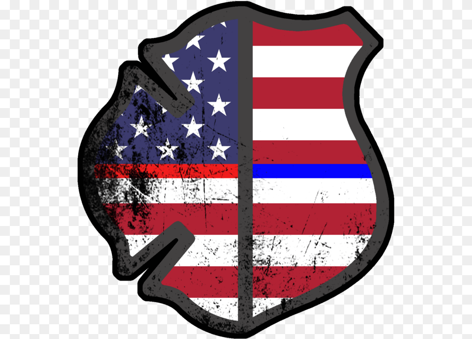 American Fire Amp Police Decal Deal Fire Police Logo, Armor, American Flag, Flag, Shield Free Transparent Png