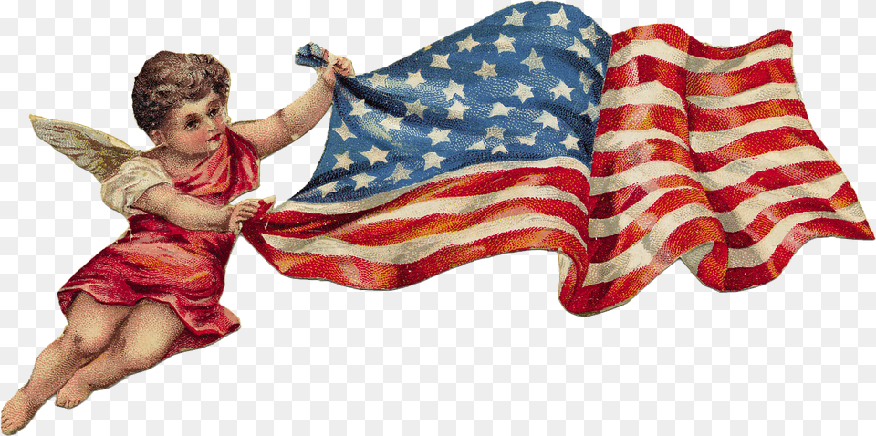 American Flag, American Flag, Baby, Person, Face Png