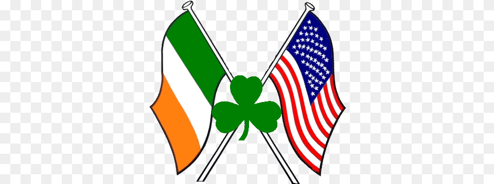 American Flag And Irish Shamrock Image Irish American, American Flag Png