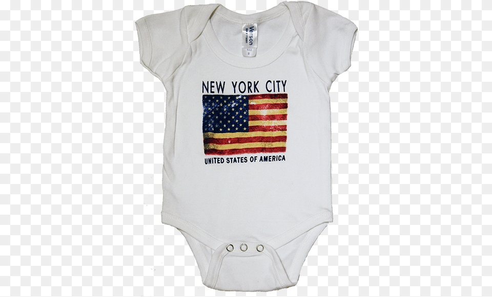 American Flag Baby Onesie Flag Of The United States, Clothing, T-shirt Free Transparent Png