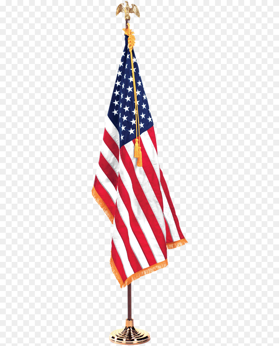 American Flag Cermonial Gift Set Flag Usa No Wind, American Flag Free Png