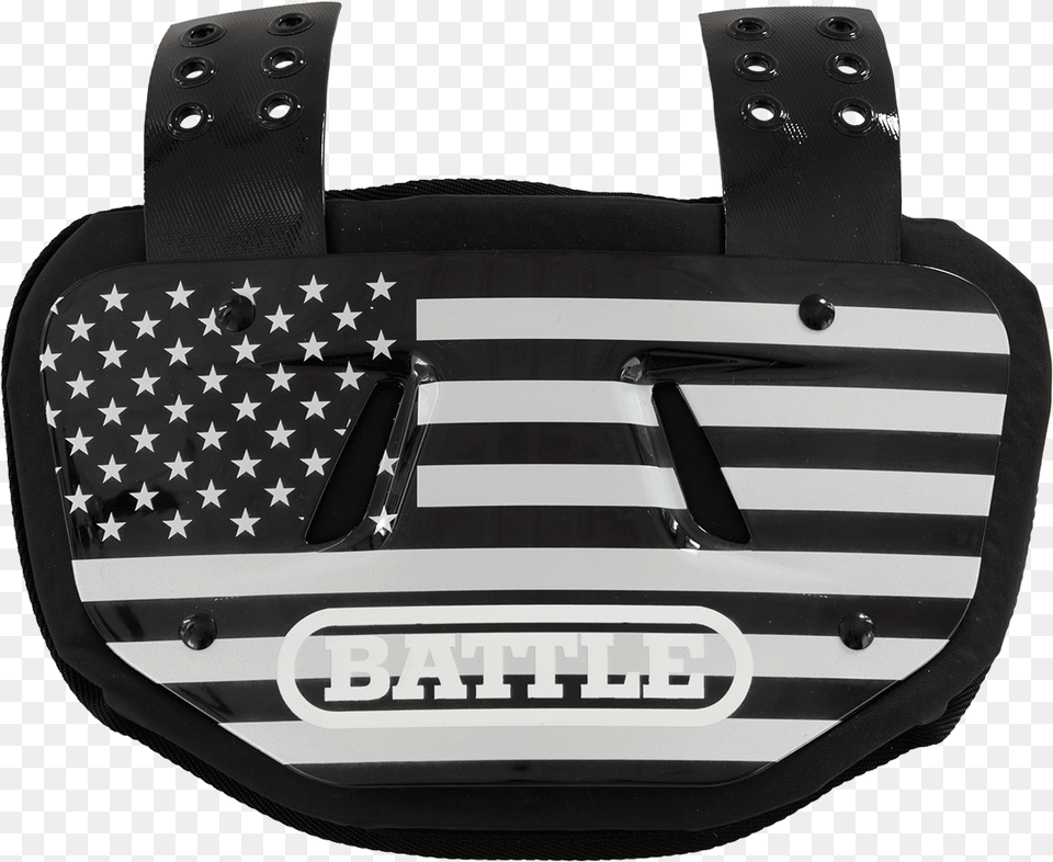 American Flag Chrome Football Back Plate Back Plates Football Battle, Accessories, Bag, Handbag, Purse Png