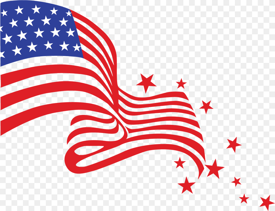 American Flag Clip Art, American Flag Free Png Download