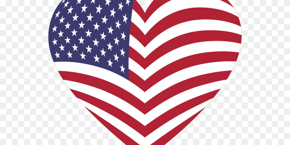 American Flag Clip Art Us Flag Heart, American Flag Free Png Download