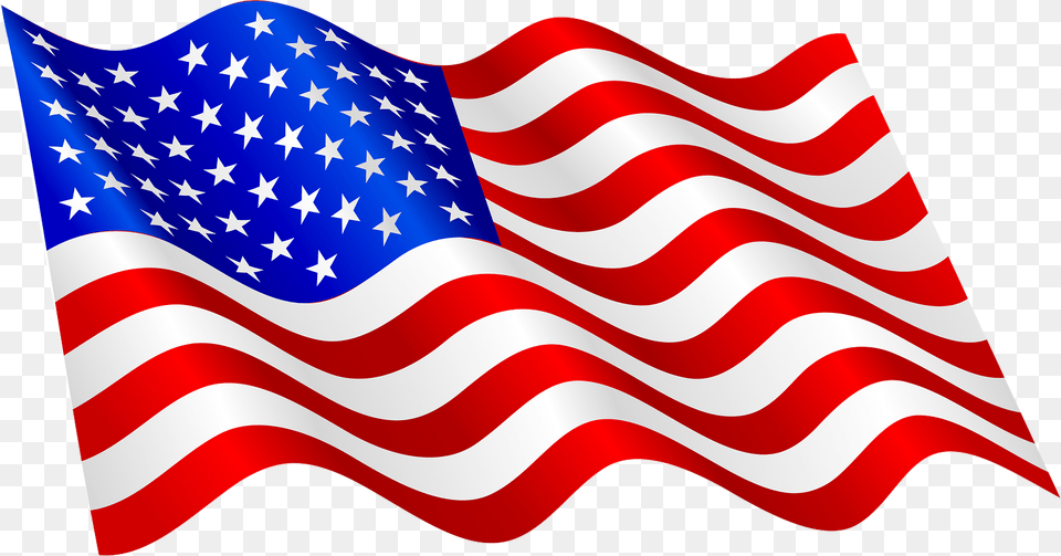American Flag Clipart Red White Blue Ribbon, American Flag Png