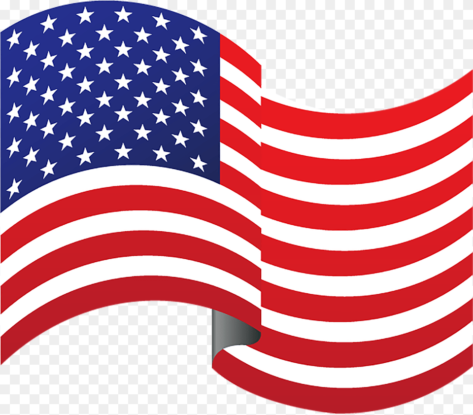 American Flag Clipart Usa Flag Wavy, American Flag Free Transparent Png
