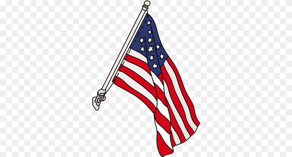 American Flag Gif Clipart Transparent, American Flag Png Image