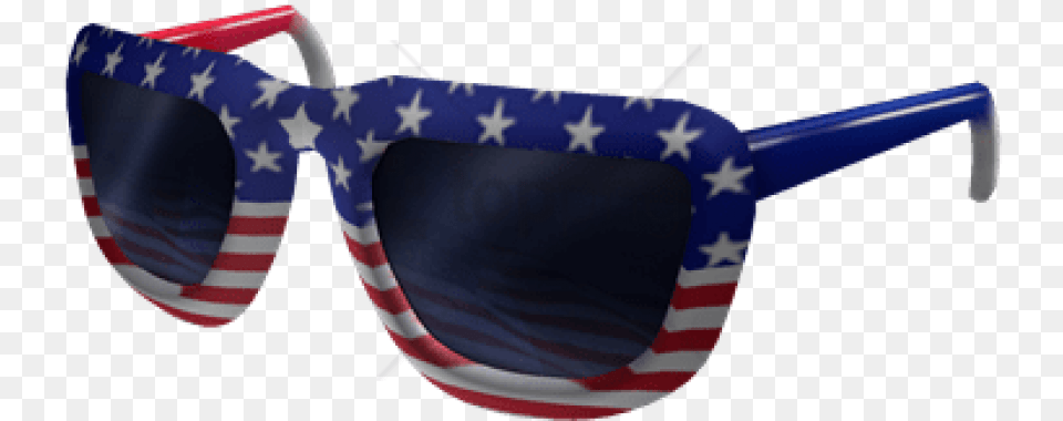 American Flag Glasses American Sunglasses With Background, Accessories, Person Free Transparent Png
