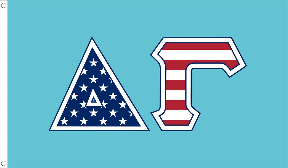 American Flag Greek Flagtitle American Flag Greek Triangle, Symbol Free Png Download