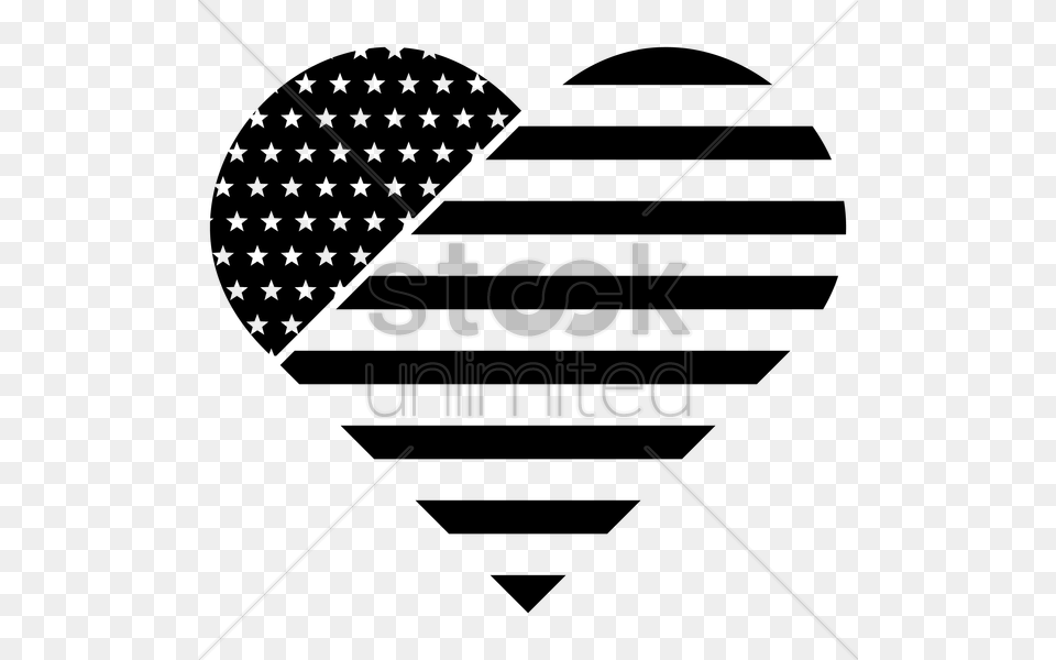 American Flag Heart Vector Clipart United States Of American Flag Heart Vector, Lighting Free Png Download