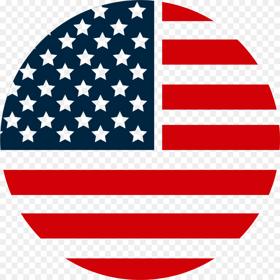American Flag In A Circle, Sphere, American Flag Free Transparent Png