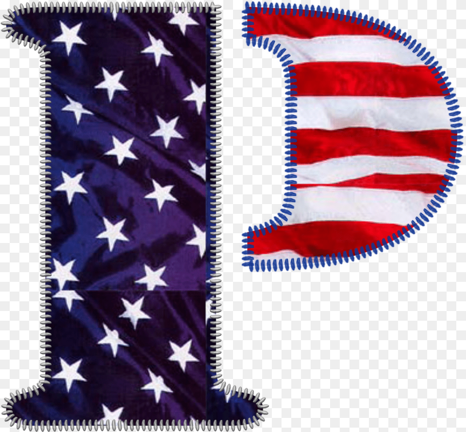 American Flag Letter E, American Flag Free Png Download
